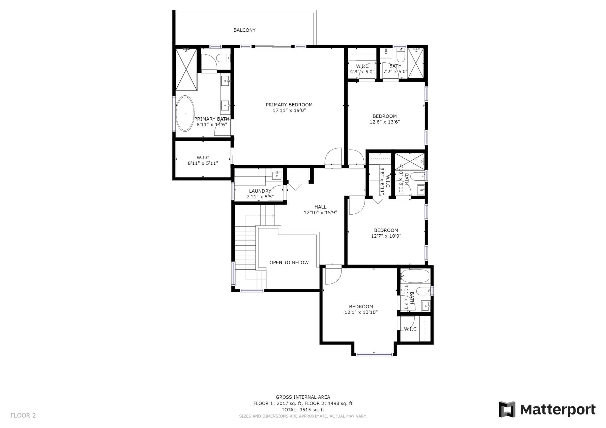 Second Floor floor plan