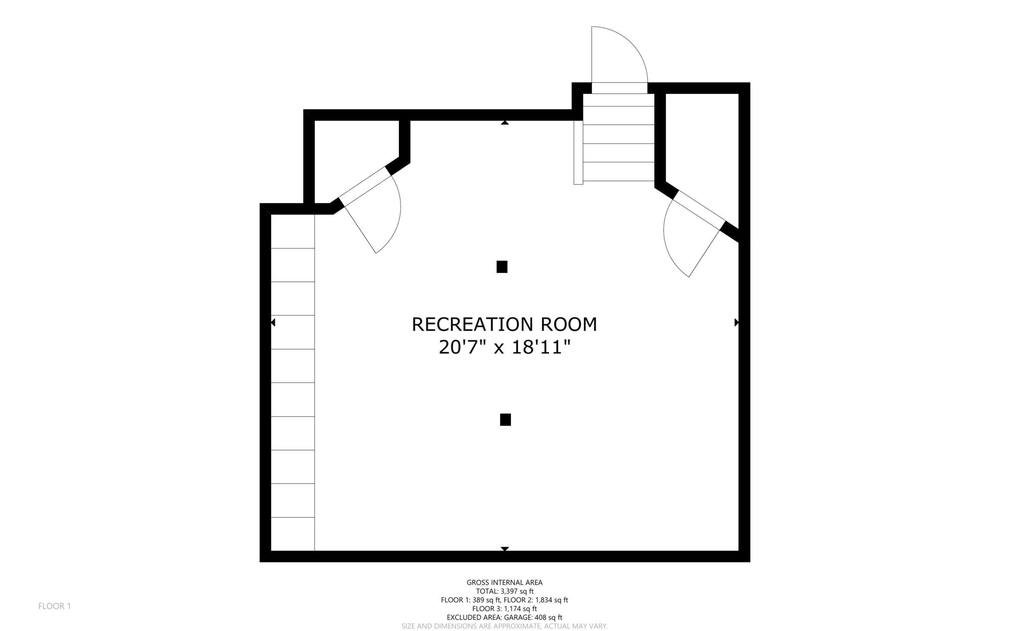 Basement floor plan
