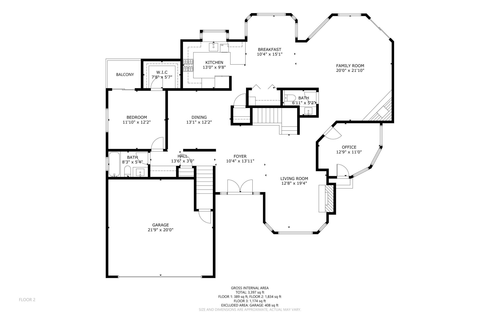 Main Level floor plan