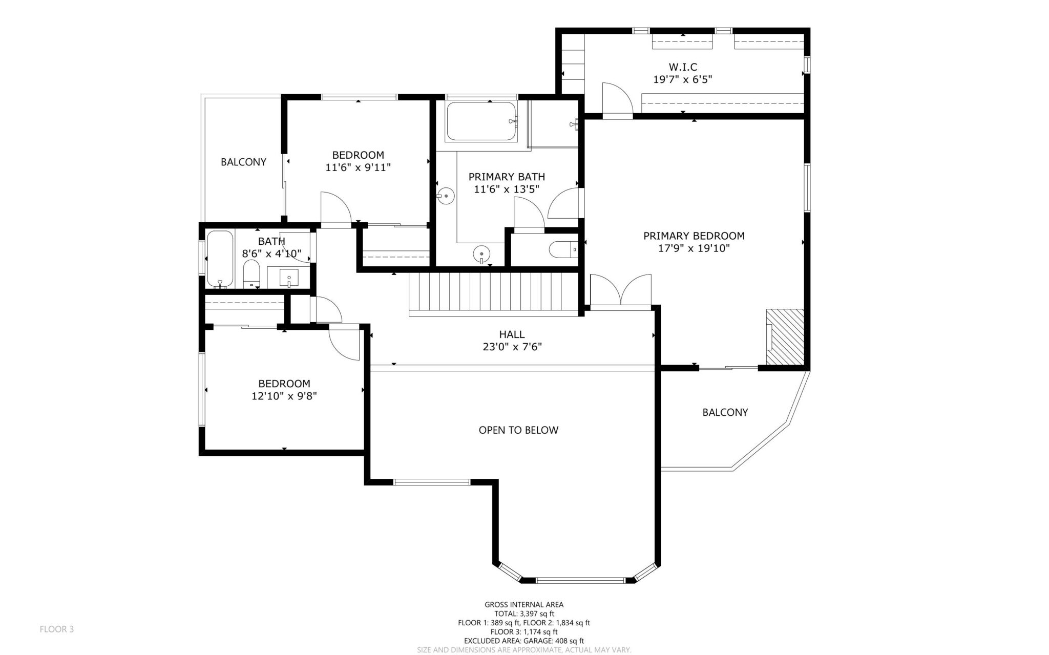Upper Level floor plan