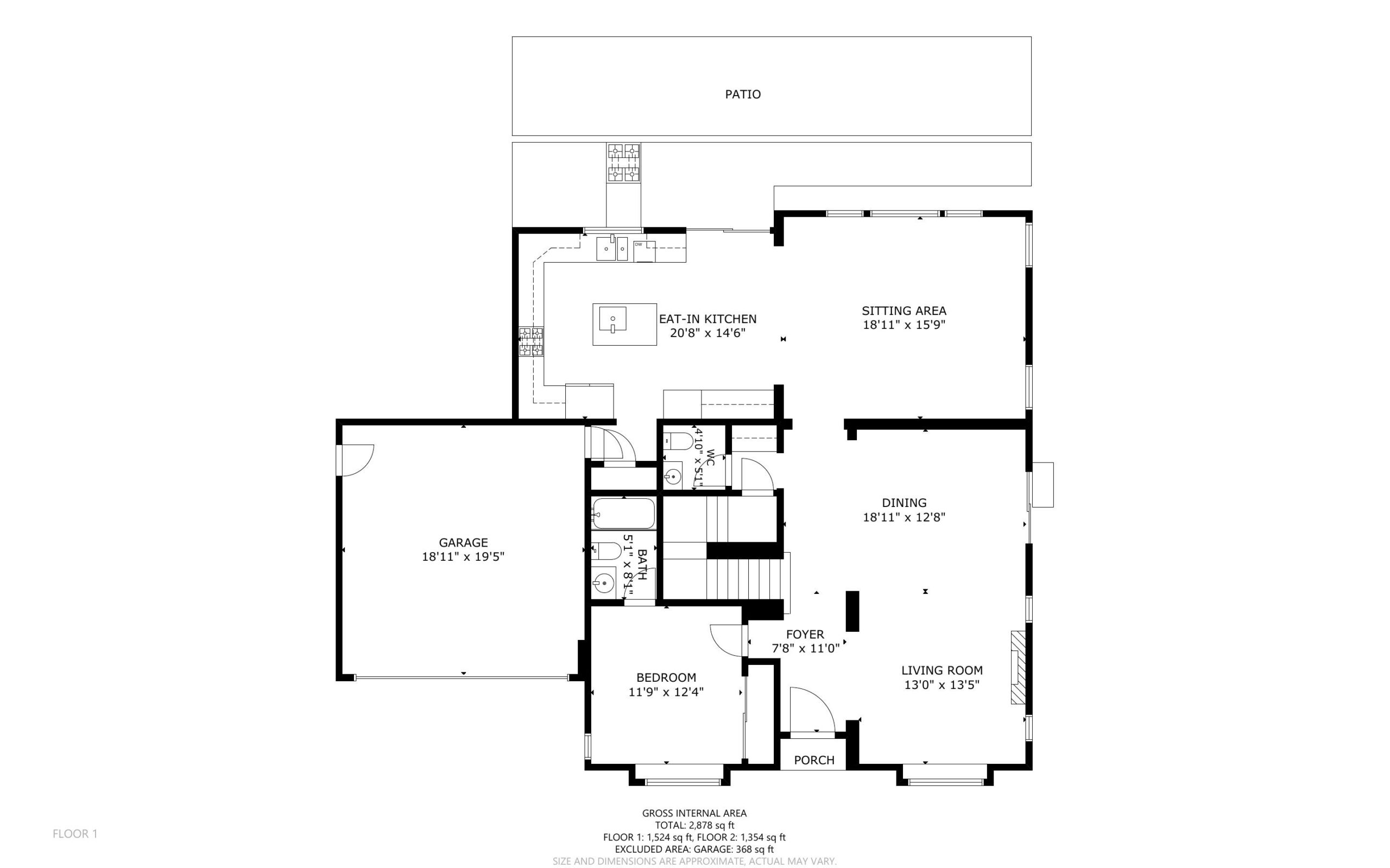 Main Level floor plan