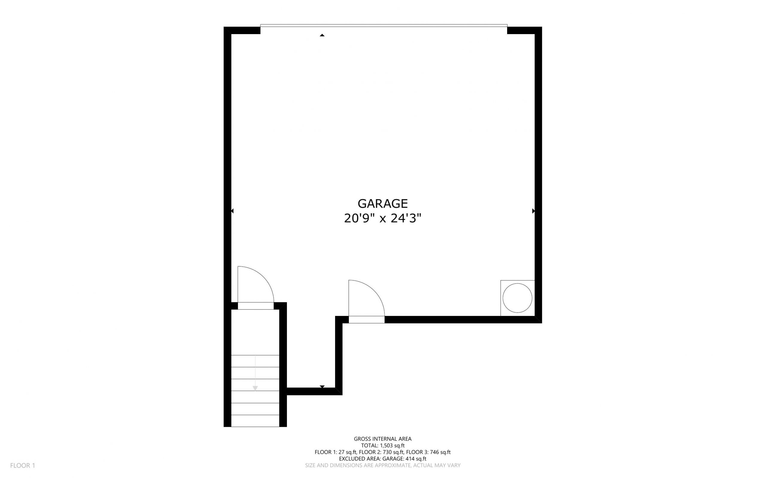 Garage floor plan