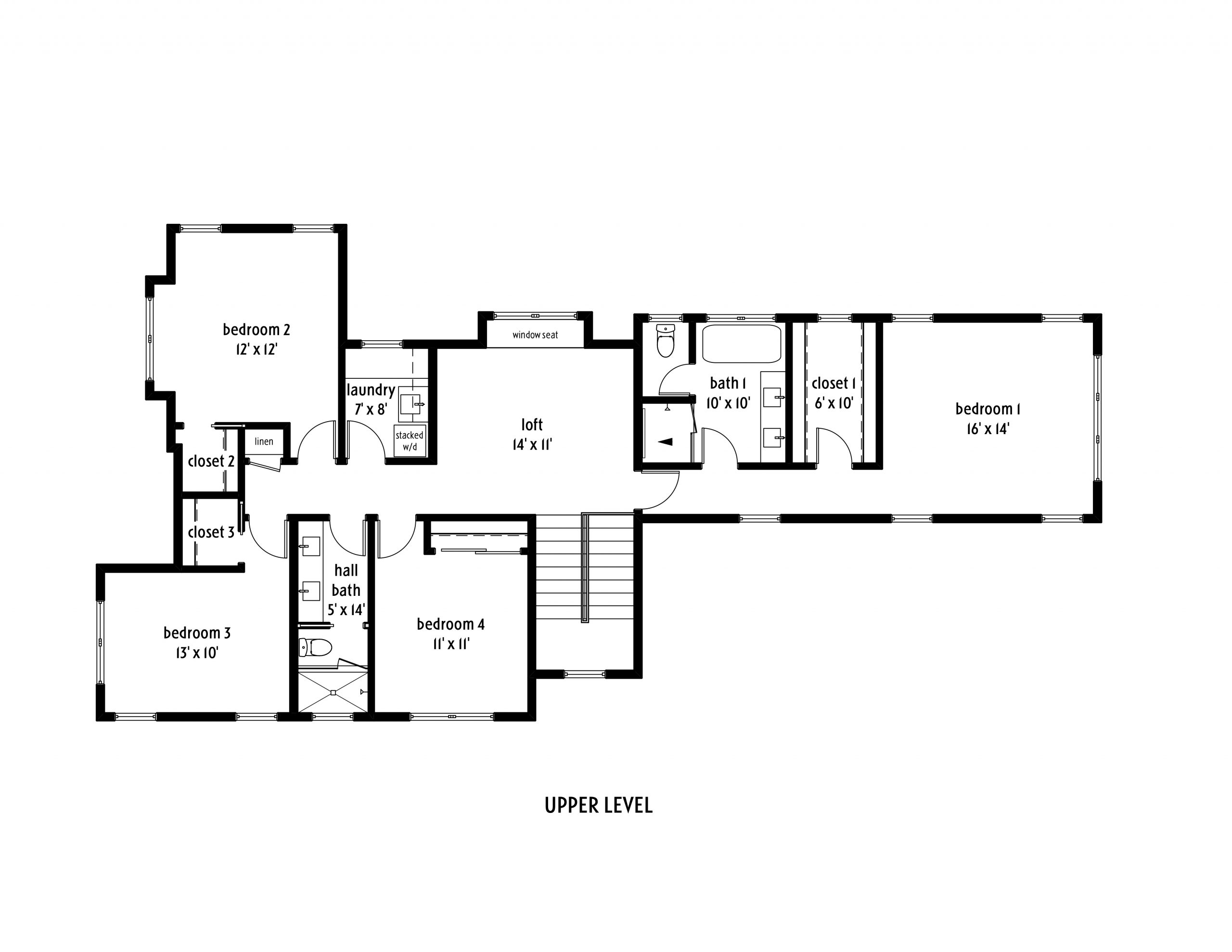 Upper Level floor plan