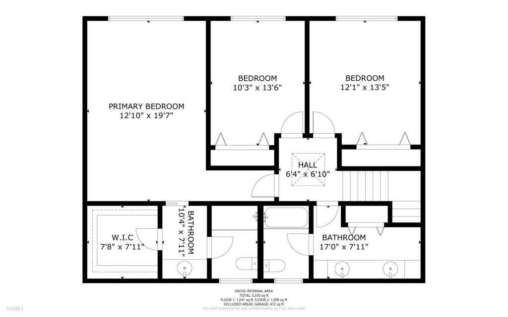 Second Level floor plan