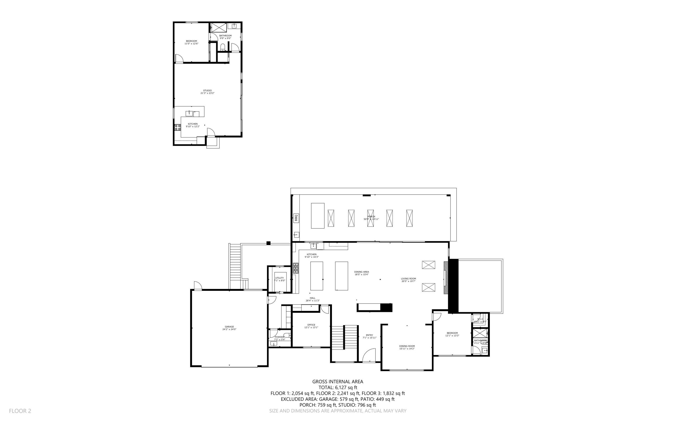 Main Level floor plan