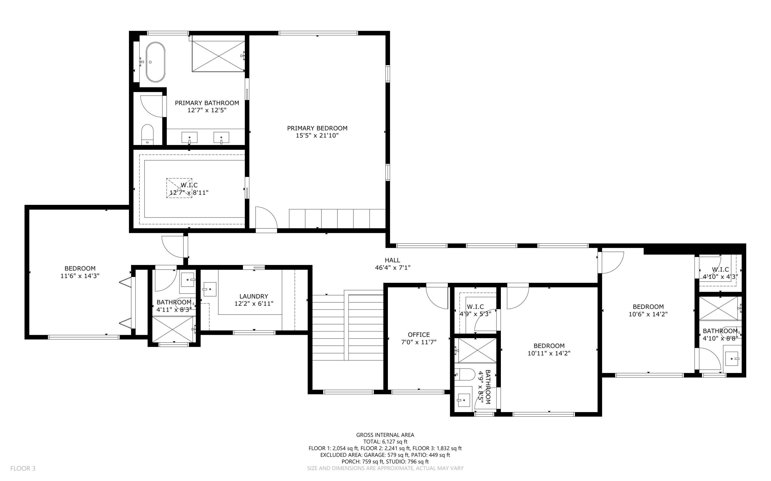 Upper Level floor plan
