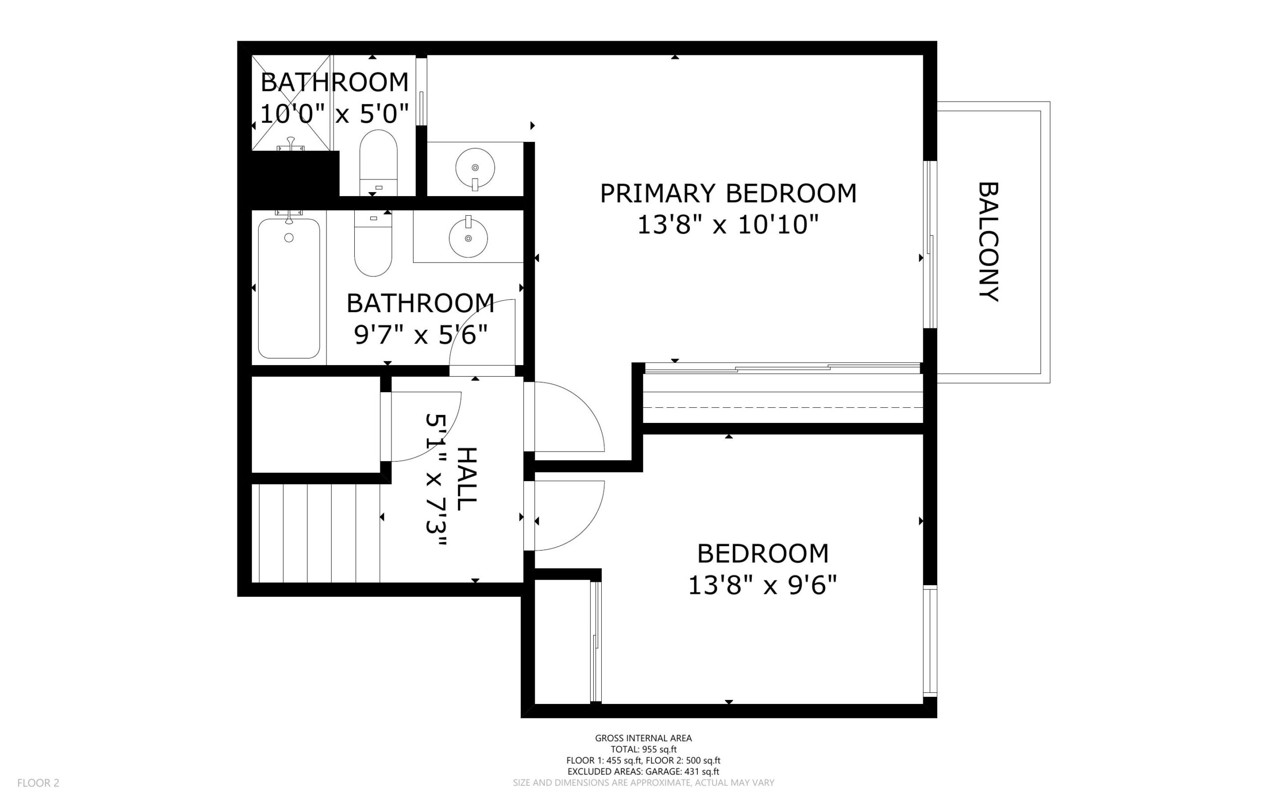 Upper Level floor plan